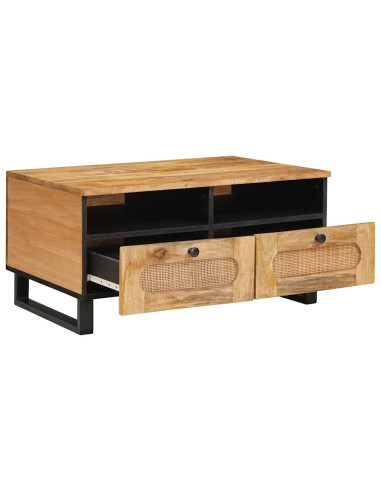 Tavolino da salotto Rovere artigianale 80 x 54 x 40 cm