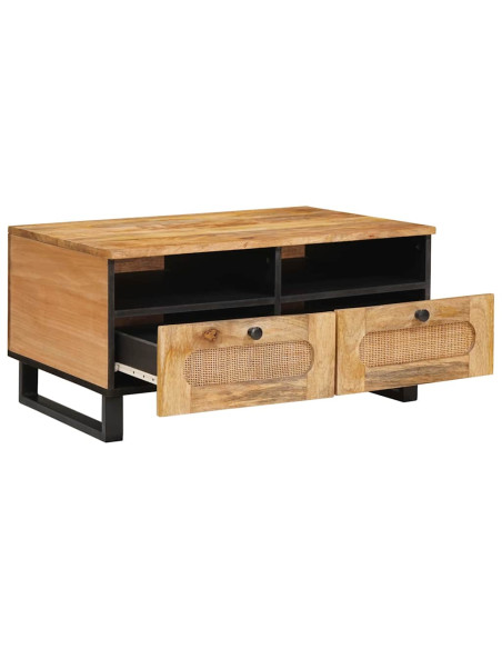 Tavolino da salotto Rovere artigianale 80 x 54 x 40 cm