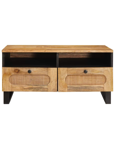 Tavolino da salotto Rovere artigianale 80 x 54 x 40 cm