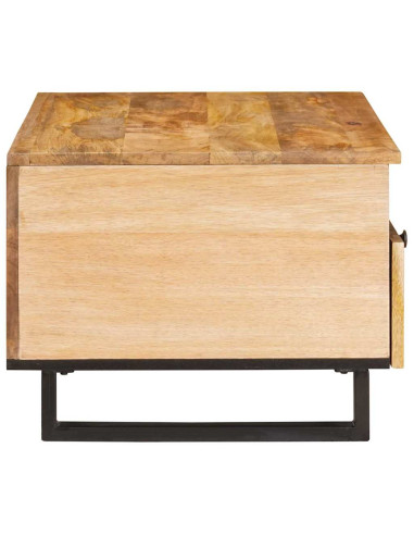 Tavolino da salotto Rovere artigianale 80 x 54 x 40 cm