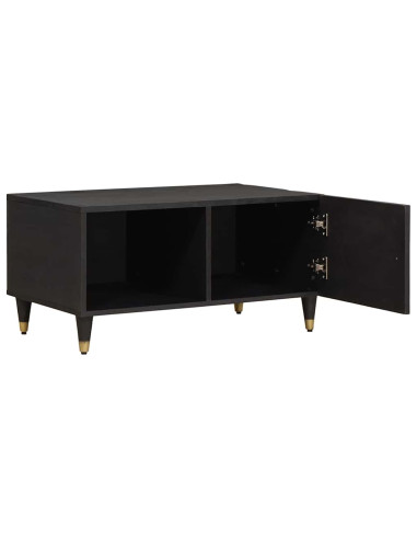 Tavolino da salotto Nero 80 x 50 x 40 cm