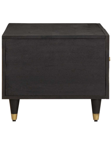 Tavolino da salotto Nero 80 x 50 x 40 cm