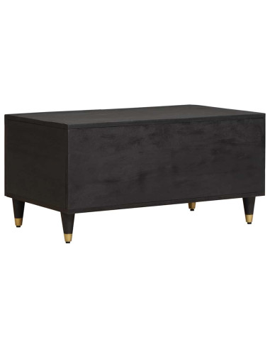 Tavolino da salotto Nero 80 x 50 x 40 cm