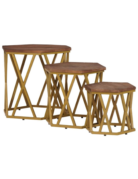 Tavolini da salotto Marrone 55 x 55 x 50 cm