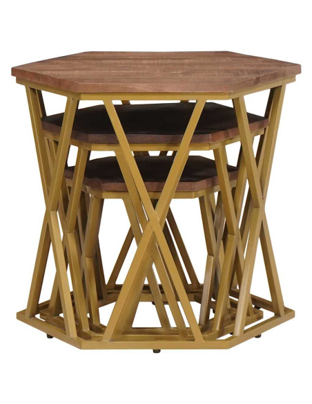 Tavolini da salotto Marrone 55 x 55 x 50 cm