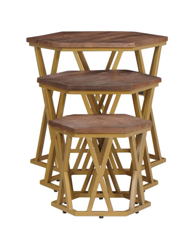 Tavolini da salotto Marrone 55 x 55 x 50 cm