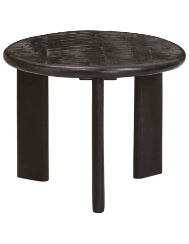 Tavoli da Caffè Nido 2 pcs Bianco Legno di mango massello