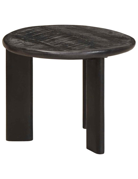 Tavoli da Caffè Nido 2 pcs Bianco Legno di mango massello