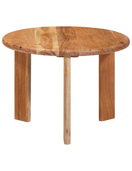 Tavoli da Caffè Nido 3 pcs Marrone Legno di Acacia Massello