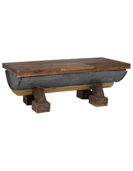 Tavolino da salotto Naturale 90 x 50 x 35 cm legno