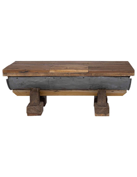 Tavolino da salotto Naturale 90 x 50 x 35 cm legno