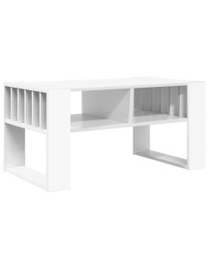 Tavolino da salotto Bianco 92 x 49,5 x 45 cm Legno multistrato 2
