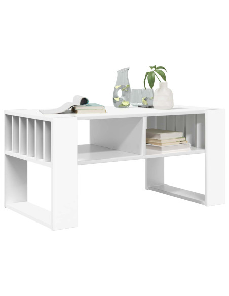 Tavolino da salotto Bianco 92 x 49,5 x 45 cm Legno multistrato