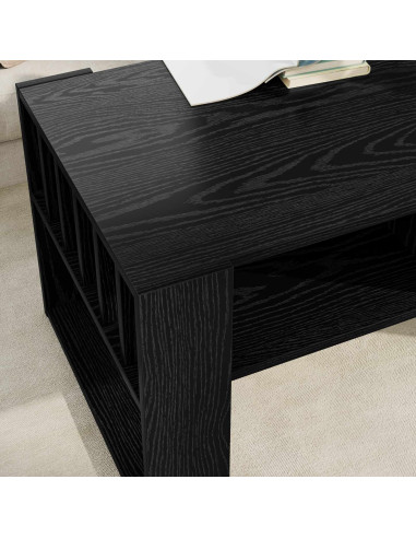 Tavolino da salotto Rovere Nero 92 x 49,5 x 45 cm