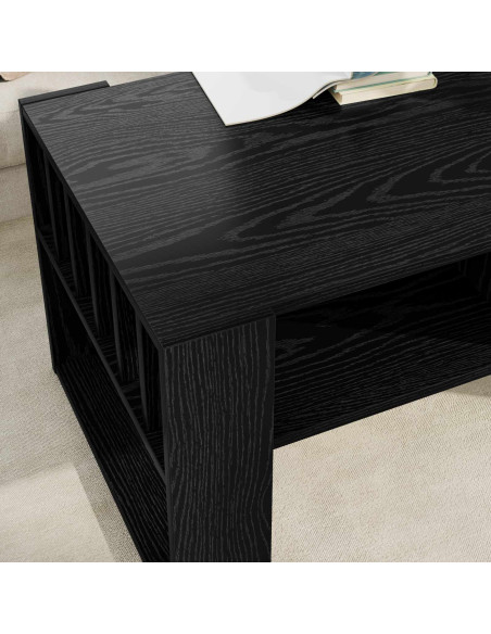 Tavolino da salotto Rovere Nero 92 x 49,5 x 45 cm
