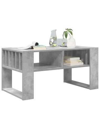 Tavolino da salotto Grigio cemento 92 x 49,5 x 45 cm