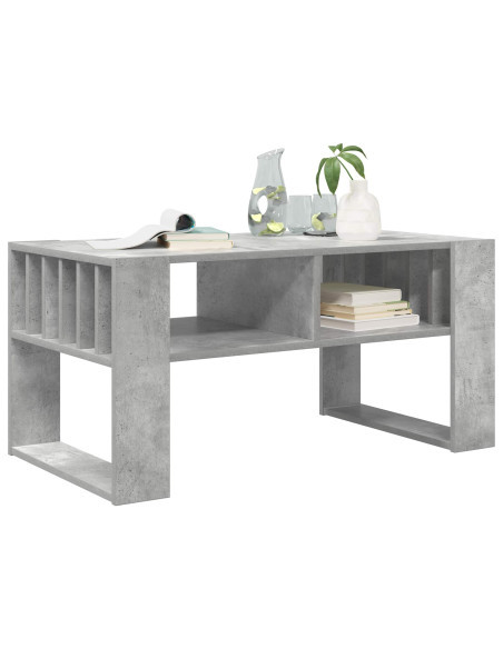 Tavolino da salotto Grigio cemento 92 x 49,5 x 45 cm