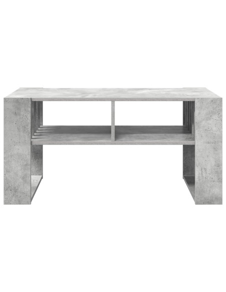 Tavolino da salotto Grigio cemento 92 x 49,5 x 45 cm