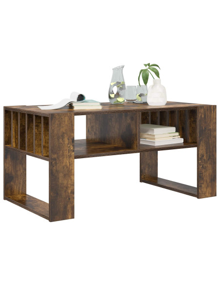 Tavolino da salotto Rovere fumé 92 x 49,5 x 45 cm