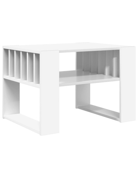 Tavolino da salotto Bianco 66 x 49,5 x 45 cm Legno multistrato