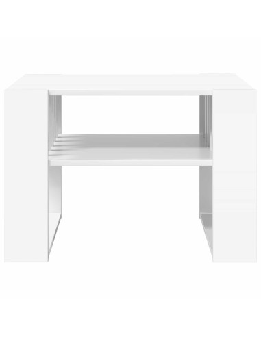Tavolino da salotto Bianco 66 x 49,5 x 45 cm Legno multistrato