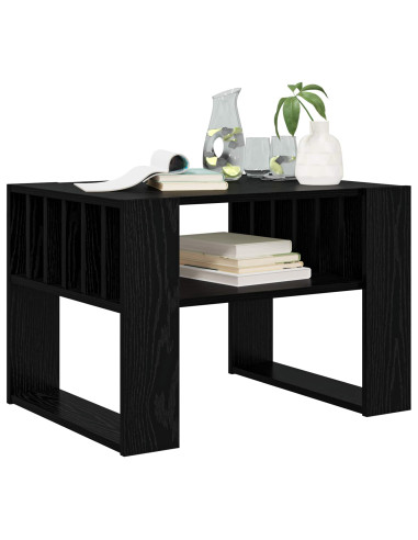 Tavolino da salotto Rovere Nero 66 x 49,5 x 45 cm