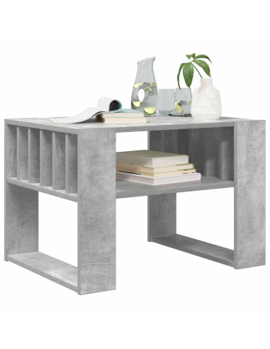 Tavolino da salotto Grigio cemento 66 x 49,5 x 45 cm