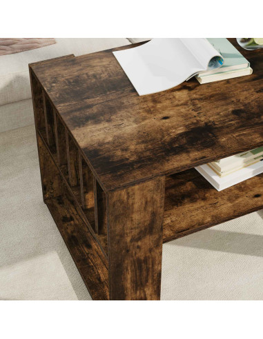 Tavolino da salotto Rovere fumé 66 x 49,5 x 45 cm