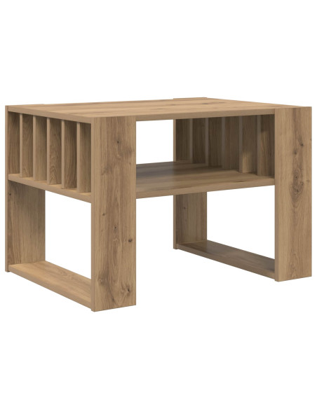 Tavolino da salotto Rovere artigianale 66 x 49,5 x 45 cm