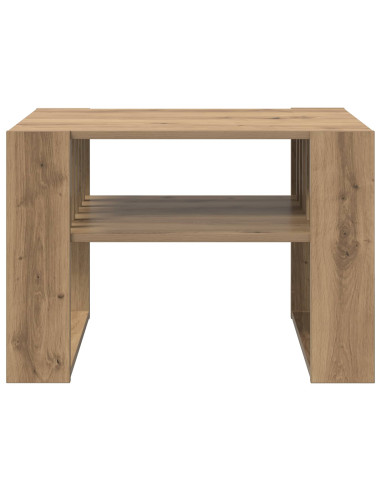 Tavolino da salotto Rovere artigianale 66 x 49,5 x 45 cm