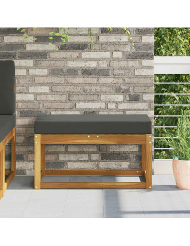 Cuscino da Sedia Esterno Antracite 80 x 40 x 8 cm