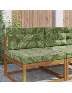 Cuscino per divano da esterno 2 pcs Design a foglia Poliestere