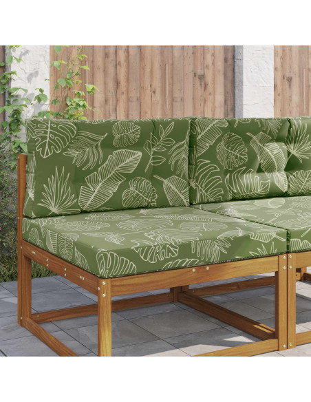 Cuscino per divano da esterno 2 pcs Design a foglia Poliestere