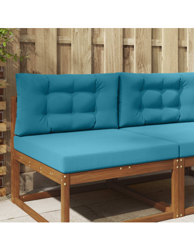 Cuscino per divano da esterno 2 pcs Blu Reale Poliestere