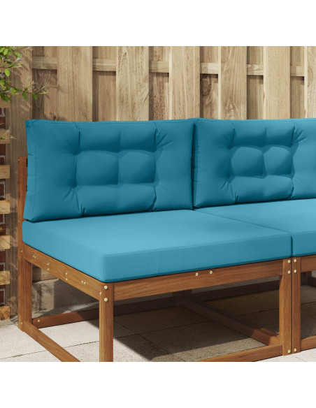 Cuscino per divano da esterno 2 pcs Blu Reale Poliestere