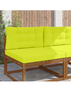 Cuscino per divano da esterno 2 pcs Verde Poliestere