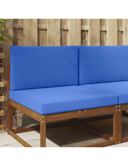 Cuscino per divano da esterno 2 pcs Turchese Poliestere