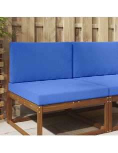 Cuscino per divano da esterno 2 pcs Turchese Poliestere 2