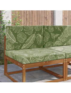 Cuscino per divano da esterno 2 pcs Design a foglia Poliestere