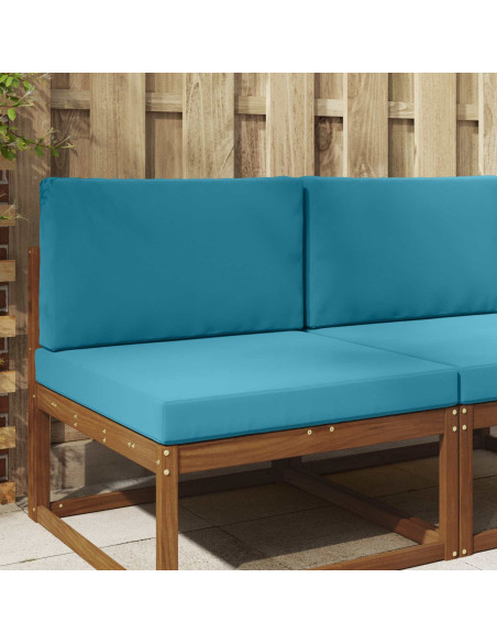 Cuscino per divano da esterno 2 pcs Blu Reale Poliestere