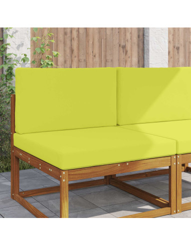 Cuscino per divano da esterno 2 pcs Verde Poliestere