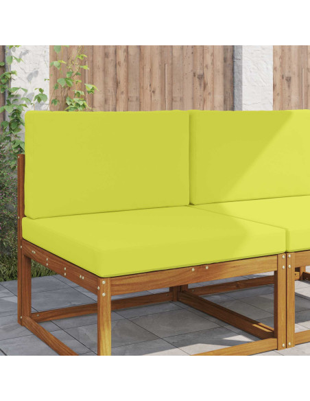 Cuscino per divano da esterno 2 pcs Verde Poliestere