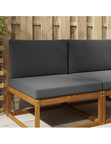 Cuscino per divano da esterno 2 pcs Antracite Poliestere