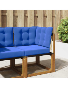 Cuscino per divano da esterno 3 pcs Turchese Poliestere