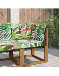 Cuscino per divano da esterno 3 pcs colorato Poliestere