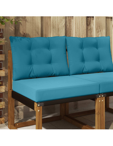 Cuscino per divano da esterno 2 pcs Blu Reale Poliestere