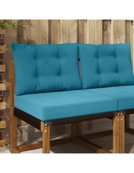 Cuscino per divano da esterno 2 pcs Blu Reale Poliestere