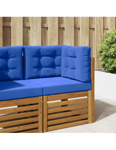 Cuscino per divano da esterno 3 pcs Turchese Poliestere