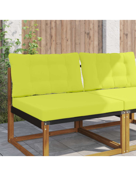 Cuscino per divano da esterno 2 pcs Verde Poliestere