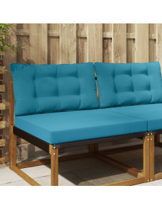 Cuscino per divano da esterno 2 pcs Blu Reale Poliestere